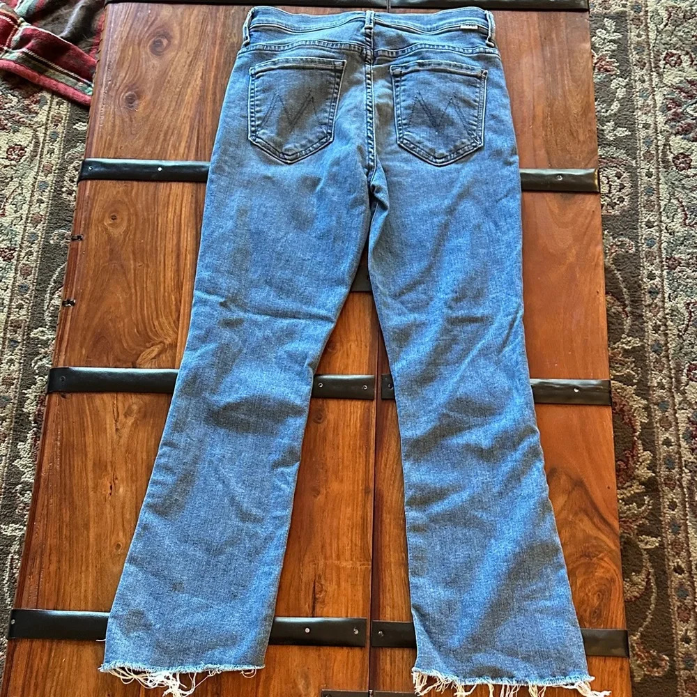MOTHER Blue Flare & Wide Leg Jeans - Picture 8 of 9